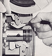 Bolex auto loading projector